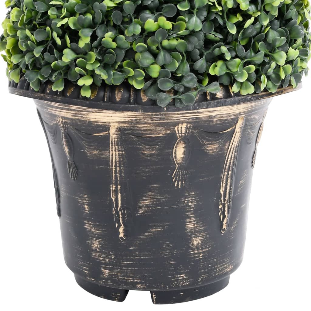 vidaXL Buxus Kunstplant Spiraal 59cm Groen - 40% Korting