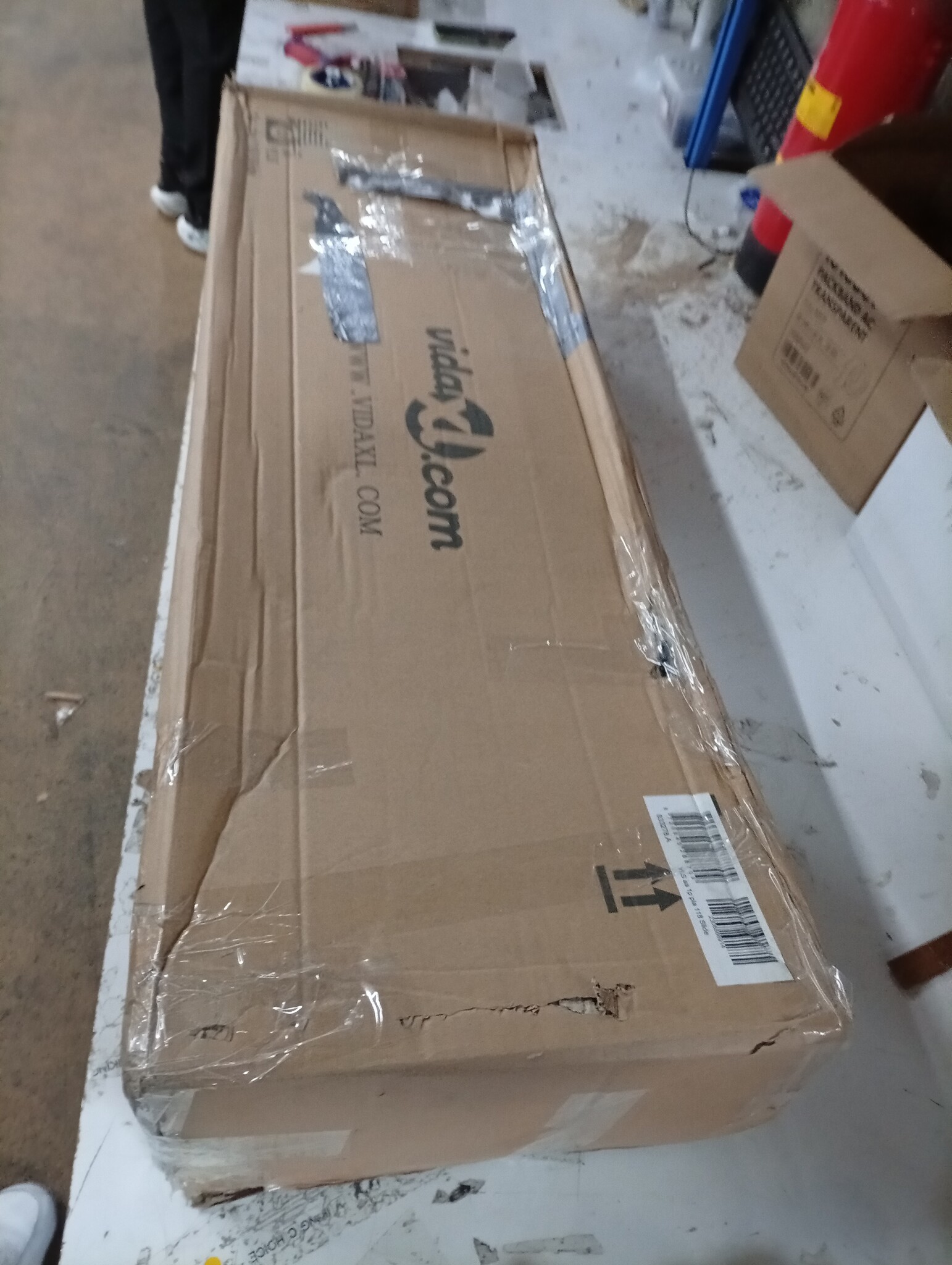 vidaXL Glijbaan Blauw - 210x40cm - Nu met 55% Korting!