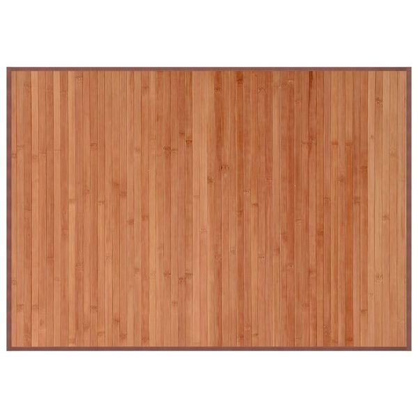 vidaXL Vloerkleed Bamboe Bruin 70x100 cm - Nu 40% Korting!