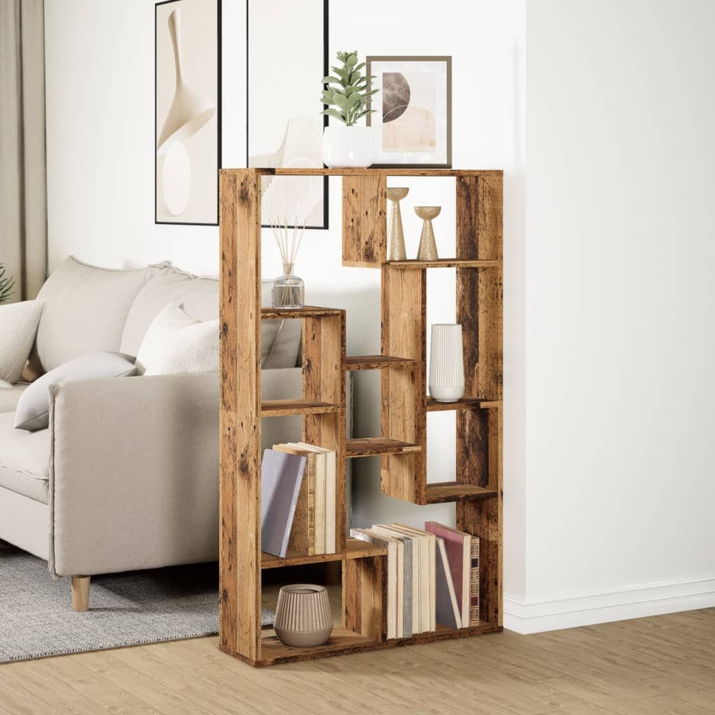 vidaXL Boekenkast - 72x20x120 cm Oud Hout - 55% Korting