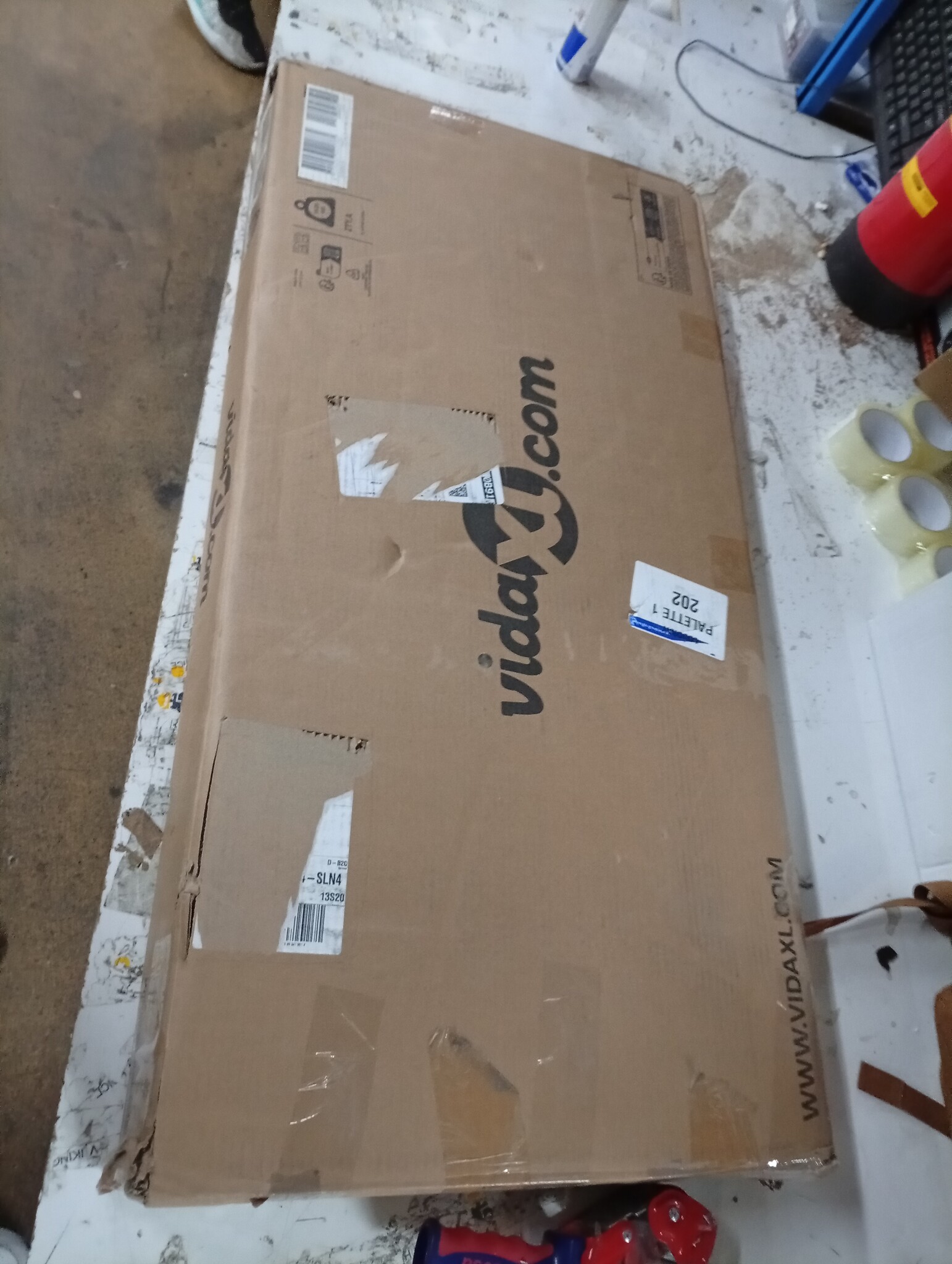 vidaXL Tuinbox 171x99x93 cm Antraciet - 55% Korting