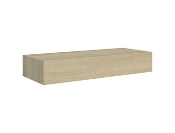 viaXL Wandschap met lade (Eikenkleurig) - 40% Korting