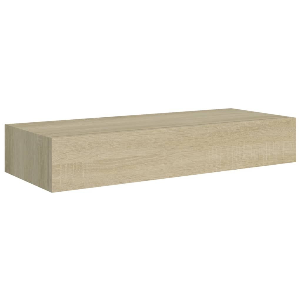 viaXL Wandschap met lade (Eikenkleurig) - 40% Korting