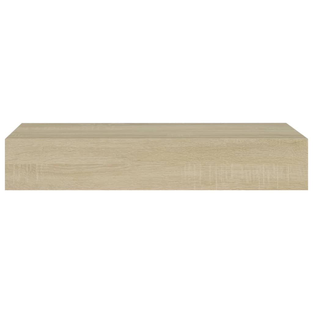 viaXL Wandschap met lade (Eikenkleurig) - 40% Korting