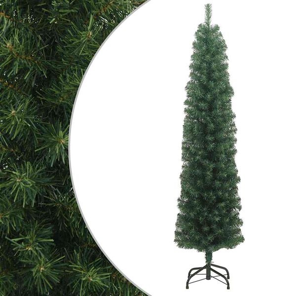 VidaXL Smalle Kunstkerstboom 210 cm - 40% Korting