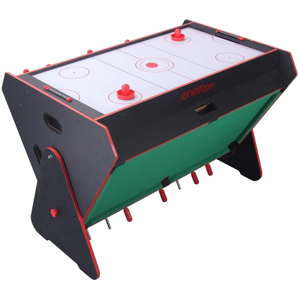 Multi Speeltafel 3-in-1: Biljart, Voetbal & Airhockey - 40% Korting!