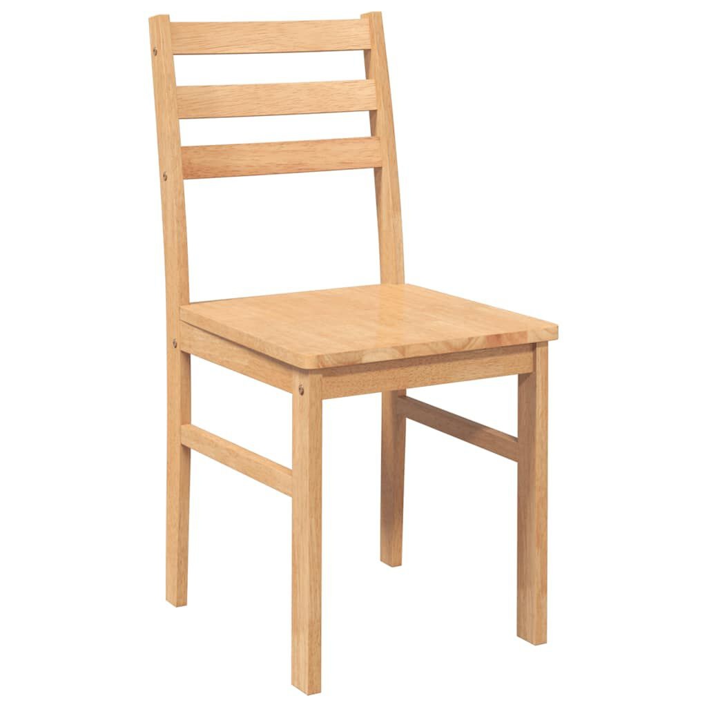 vidaXL Eetkamerstoelen (2 st) - Massief Rubberhout - 55% Korting