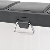 vidaXL Pedaalemmer Recycling 24L RVS - 40% Korting