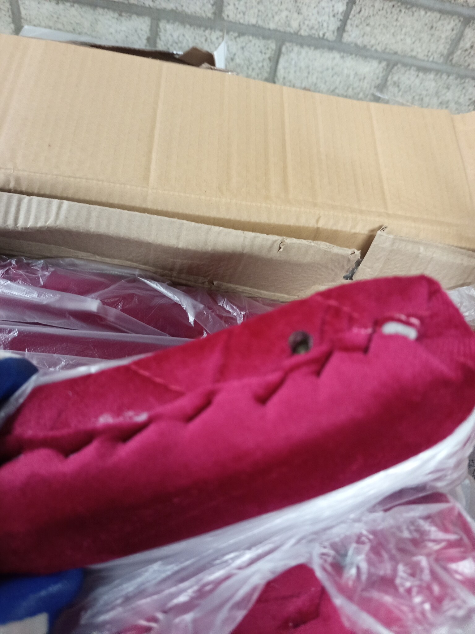 vidaXL Eetkamerstoelen (2x) Fluweel Wijnrood - 60% Korting!