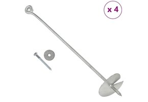 vidaXL Grondankers 4 stuks - 46% Korting!