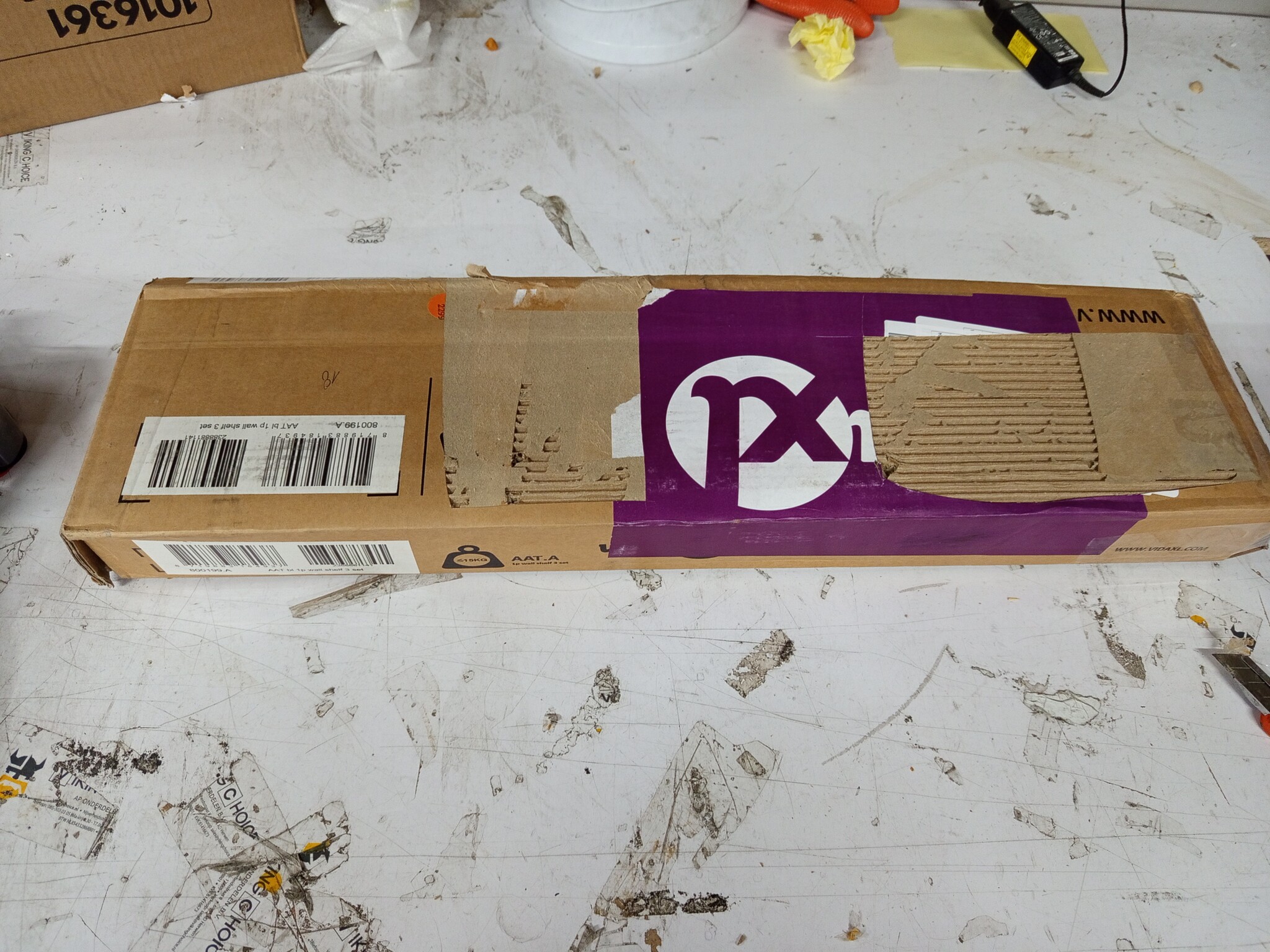 vidaXL Wandschappen 3 st. Bewerkt Hout Zwart - 55% Korting!