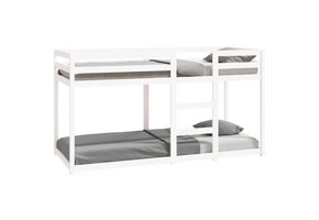 vidaXL Stapelbed 80x200cm Massief Grenenhout Wit | 35% Korting