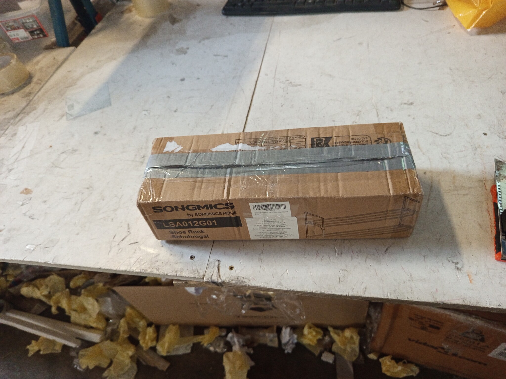 Schoenenrek Metaal 4 niveaus, 92x30x34cm - Nu 55% Korting!