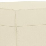 vidaXL Voetenbank Crème Kunstleer - 40% Korting