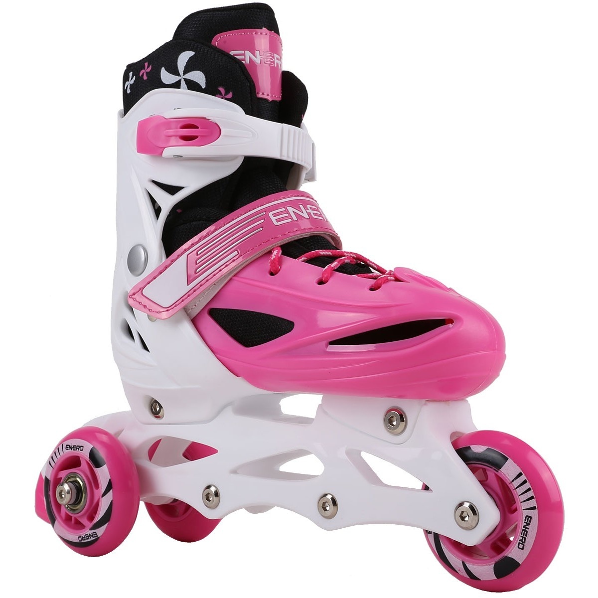 40% Korting! Enero 4-in-1 Rolschaatsen Roze (Maat 34-37) - Veelzijdig Plezier