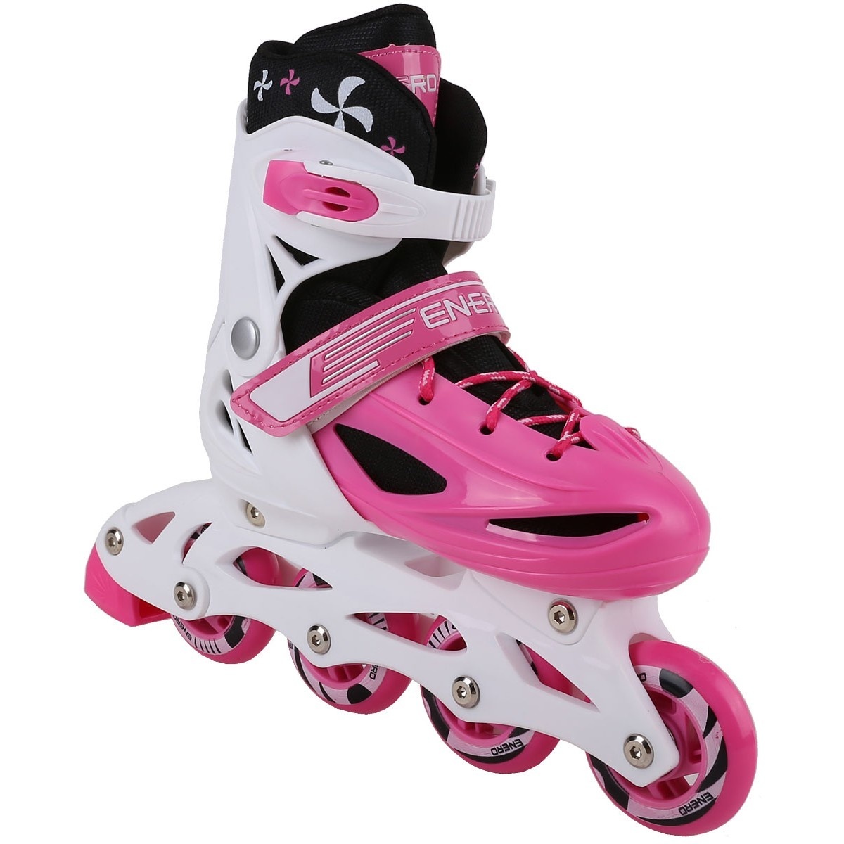 40% Korting! Enero 4-in-1 Rolschaatsen Roze (Maat 34-37) - Veelzijdig Plezier