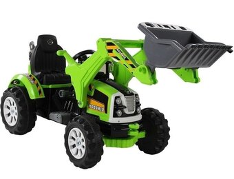 Elektrische tractor met schep - Groen (40% Korting)