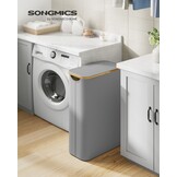 SONGMICS Slimme Was M/Deksel & Liner - 55% Korting