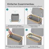 SONGMICS Slimme Was M/Deksel & Liner - 55% Korting