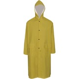 vidaXL Lange Regenjas Waterbestendig Geel XL - Nu met 40% Korting!