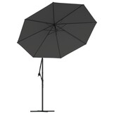 vidaXL Vervangingsdoek Zweefparasol 350cm Antraciet - 35% Korting!