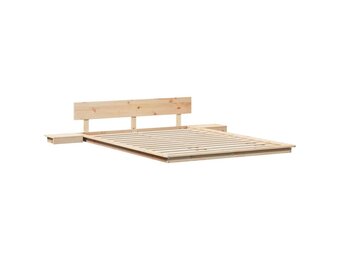 vidaXL Bedframe Hout Bruin 150x200 cm - 40% Korting!