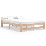 vidaXL Bedframe Grenenhout 140x200 cm - 55% Korting