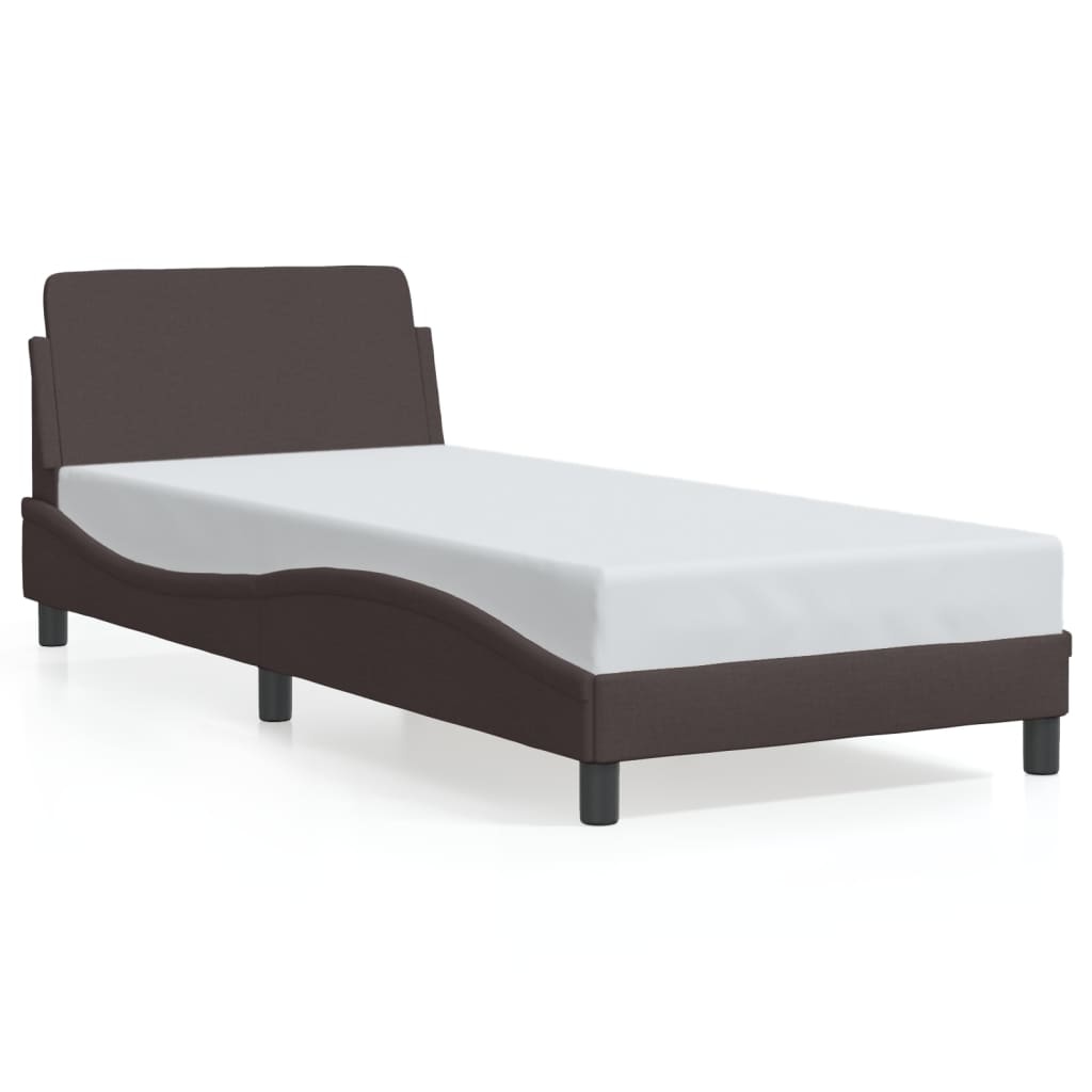 vidaXL Bedframe 90x190 cm - Donkerbruin (40% Korting!)