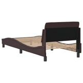 vidaXL Bedframe 90x190 cm - Donkerbruin (40% Korting!)