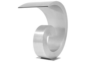 vidaXL Zwembadfontein RVS Zilver 50x30x53cm - 46% Korting!