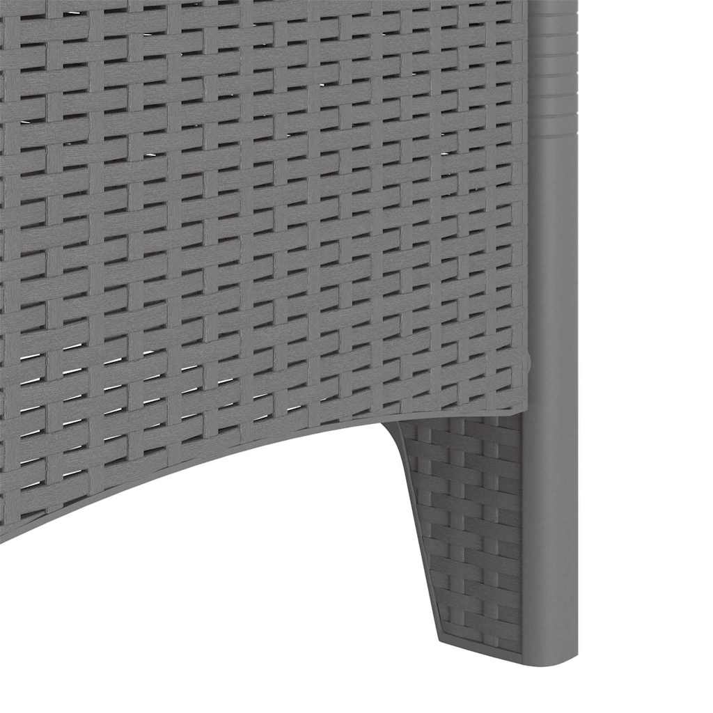 vidaXL Tuinstoel Lichtgrijs (4 stuks) - 66% Korting!