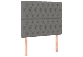 vidaXL Hoofdborden Donkergrijs - 2 st. - 51% Korting