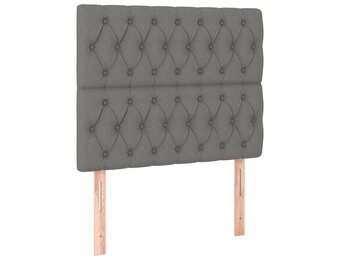 vidaXL Hoofdborden Donkergrijs - 2 st. - 51% Korting