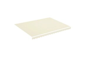 vidaXL Vervangingsdoek Luifel 4.5x3.5m Crème - 61% Korting!