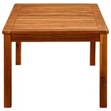 vidaXL Tuintafel 110x60x45 cm Massief Acaciahout - 51% Korting!