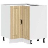 vidaXL Hoekonderkast Lucca - 40% Korting | Bewerkt Hout Sonoma Eiken