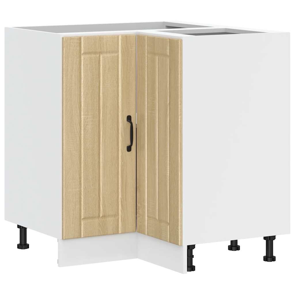 vidaXL Hoekonderkast Lucca - 40% Korting | Bewerkt Hout Sonoma Eiken