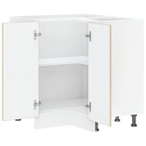 vidaXL Hoekonderkast Lucca - 40% Korting | Bewerkt Hout Sonoma Eiken