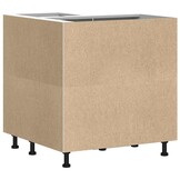 vidaXL Hoekonderkast Lucca - 40% Korting | Bewerkt Hout Sonoma Eiken