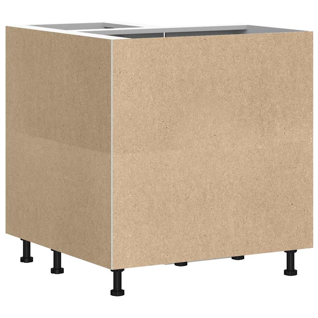 vidaXL Hoekonderkast Lucca - 40% Korting | Bewerkt Hout Sonoma Eiken