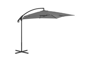 vidaXL Zweefparasol 250x250cm Antraciet | 41% Korting!