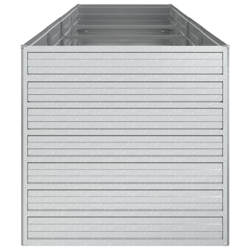 vidaXL Verhoogde Plantenbak - Gegalvaniseerd Staal - 320x80x77cm - 64% Korting!