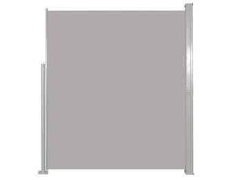 vidaXL Uittrekbaar Windscherm 140x300 cm Grijs - 65% Korting!