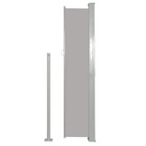 vidaXL Uittrekbaar Windscherm 140x300 cm Grijs - 65% Korting!