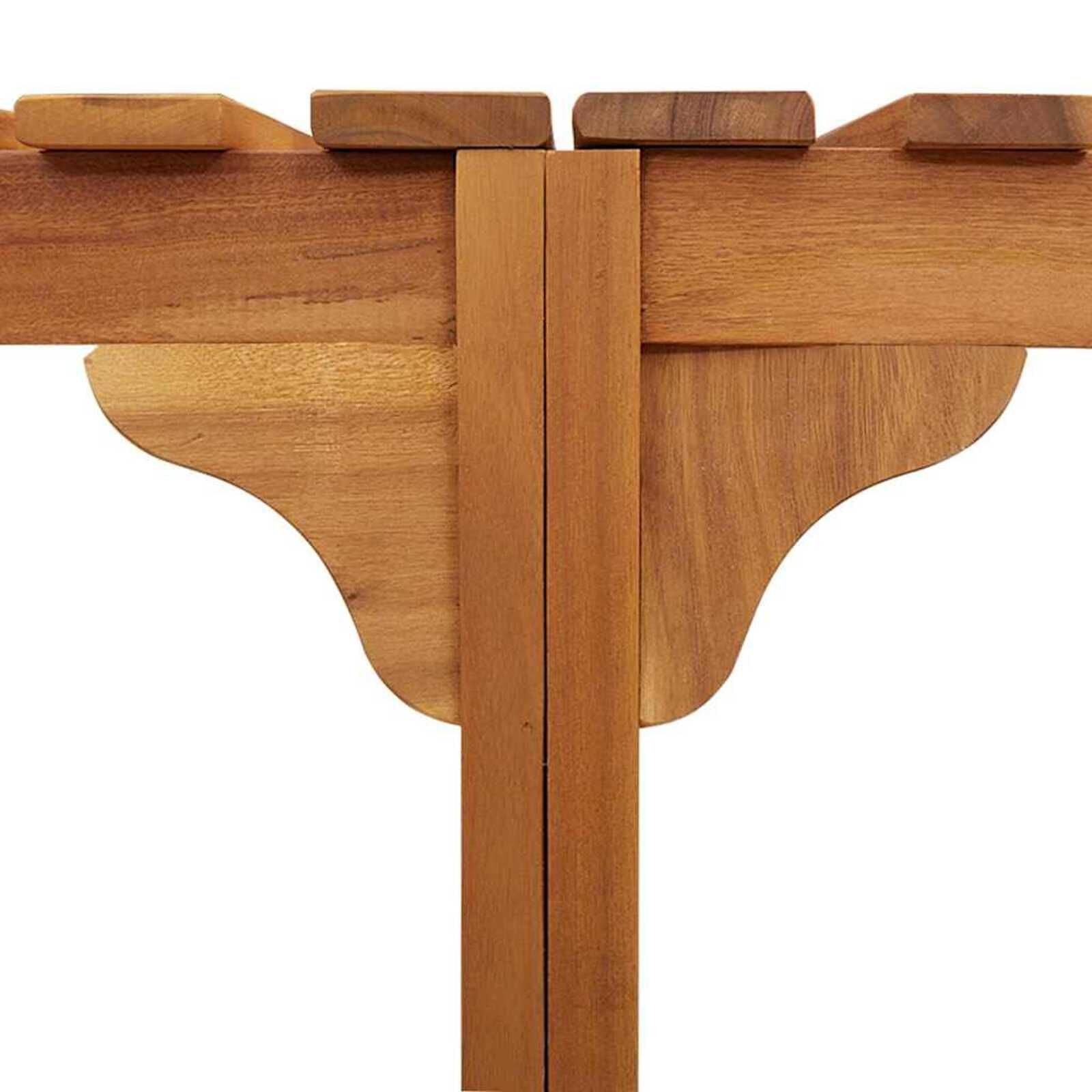 vidaXL Hot Tub Omgeving Bruin Massief Acaciahout - 60% Korting