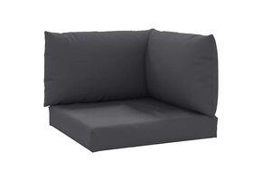 vidaXL Palletkussens Set - 61% Korting - Antraciet