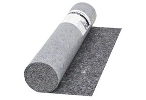 vidaXL Schildersvlies anti-slip 50 m 280 g/m² grijs