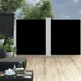 vidaXL Uittrekbaar Windscherm 140x600cm Zwart - 68% Korting!