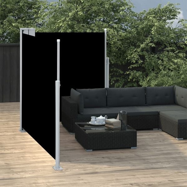 vidaXL Uittrekbaar Windscherm 140x600cm Zwart - 68% Korting!