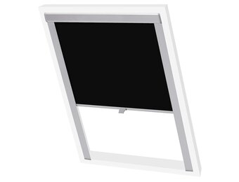 vidaXL Rolgordijn Verduisterend Zwart S06/606 | 55% Korting!